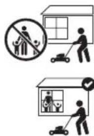 DEWALT DCMWP600 - The following are explanations of important safety hazard pictorials on the mower. - 2