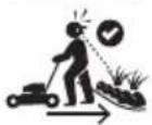 DEWALT DCMWSP256 - Las siguientes son explicaciones de ilustraciones de peligros de seguridad importantes en la podadora. - 9