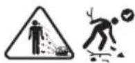 DEWALT DCMWSP256 - Las siguientes son explicaciones de ilustraciones de peligros de seguridad importantes en la podadora. - 15