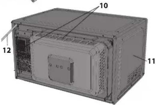 SHARP YC-MA262A - Never touch the grill when it is hot. - 1
