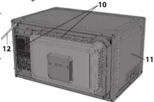 SHARP YC-MA262A - Niemals den Grill berühren, wenn dieser heiß ist. - 1
