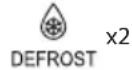 SHARP YC-MA262A - Avfrostning efter tid - 1