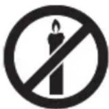 SHARP 32FA4E - De modo a prevenir incêndios, mantenha velas e outras chamas abertas sempre longe deste produto. - 1