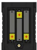 StarTech.com D130-DECIBEL-METER - Installation des piles (les piles ne sont pas incluses) - 1