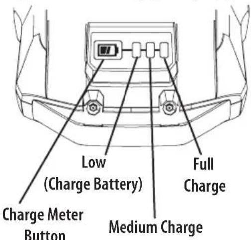 DEWALT DCSNP2142 - CHECKING THE BATTERY CHARGE LEVEL - 1