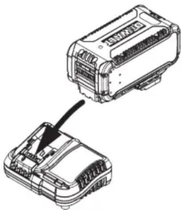 DEWALT DCSNP2142 - Recharge d'une batterie - 1