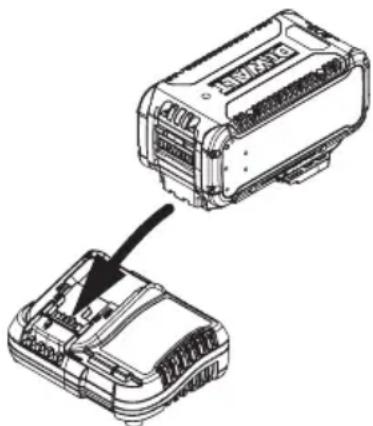 DEWALT DCSNP2142 - Carga de la batería - 1