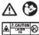 DEWALT DW080LGS - Etiquetas de advertencia - 1