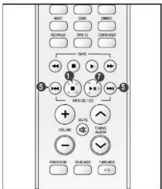 SAMSUNG MAX-X65 - Vérification ou changement de la programmation des pistes du CD - 3