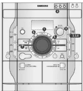 SAMSUNG MAX-X65 - Vérification ou changement de la programmation des pistes du CD - 2