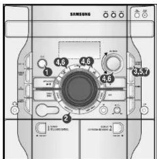 SAMSUNG MAX-X65 - Réglage de l'horloge - 1