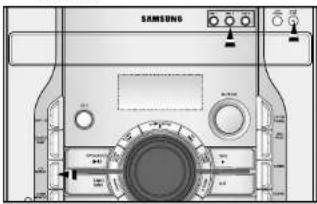 SAMSUNG MAX-X65 - Sélection d'un CD dans le chargeur de disques - 1