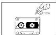 SAMSUNG MAX-X65 - Précautions concernant les cassettes audio - 3