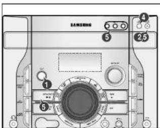 SAMSUNG MAX-X65 - Chargement et changement de disques compacts - 1
