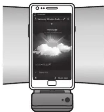SAMSUNG DA-E560 - USing tHe DOCKing MODEwH SaMSUng gaLaXy DeViCeS - 1