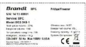 BRANDT BFU8631NX - Relations Consommateurs France - 2