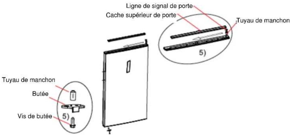 BRANDT BFU8631NW - Inverser le sens d'ouverture des portes - 7