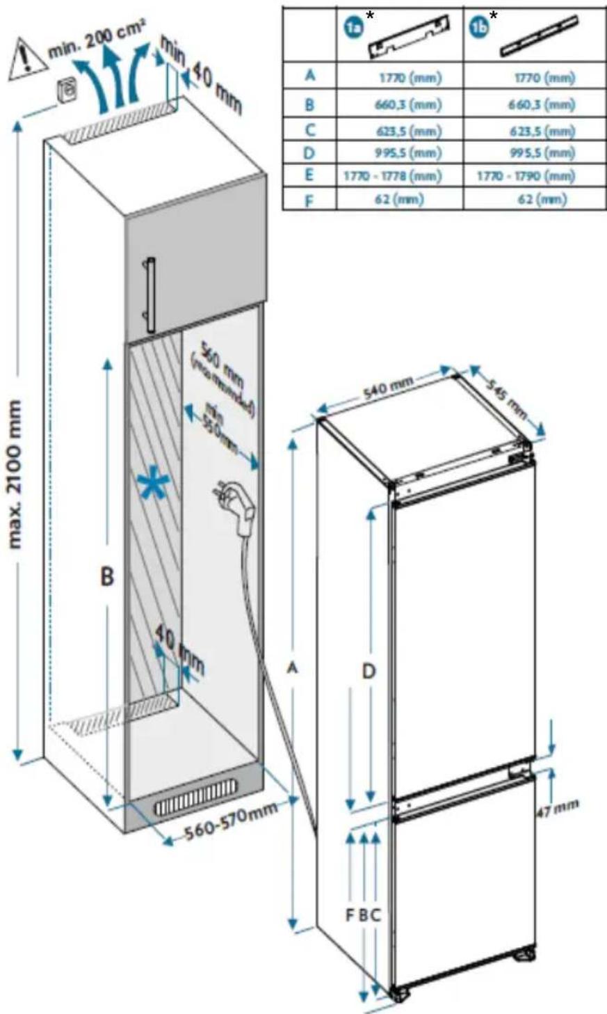 BRANDT BIC7756EN - Installation - 9