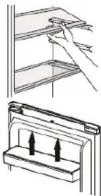BRANDT BIC7756EN - Positionnement des balconnets de porte - 1