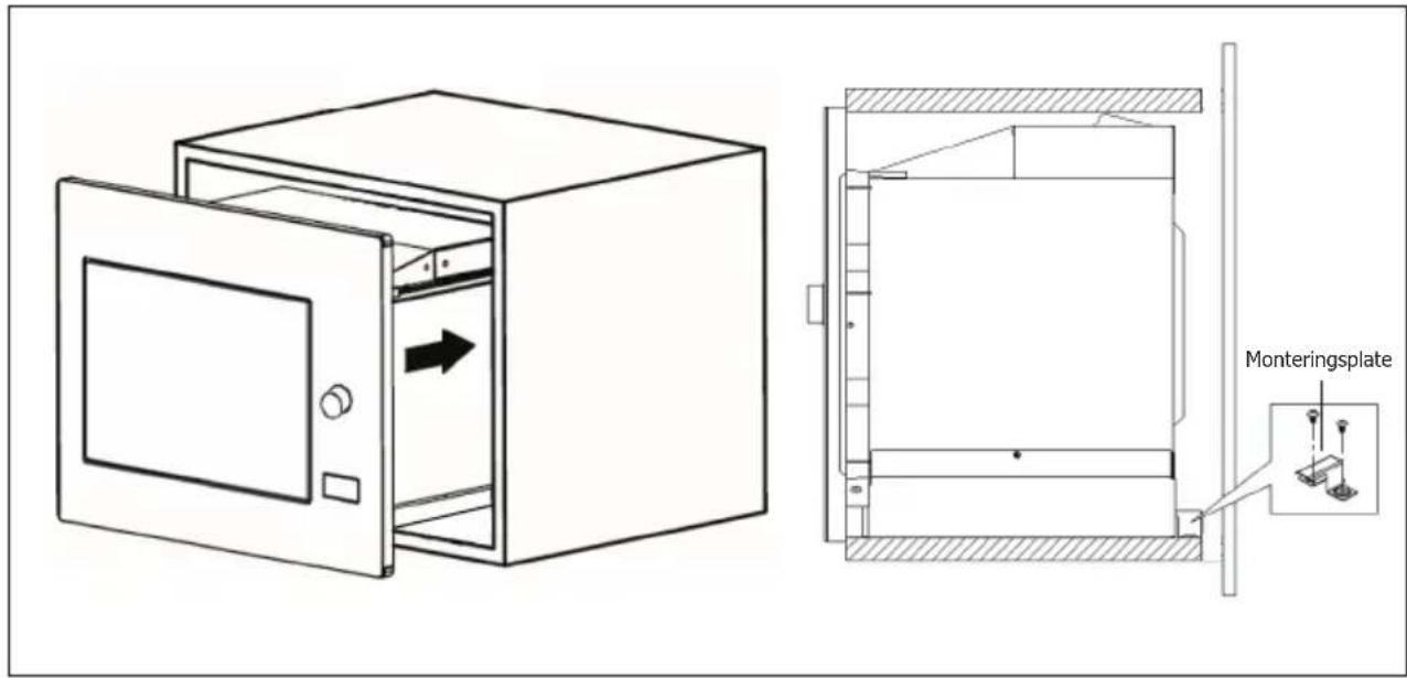BRANDT BMG2112B - Installer ovnen i skapet - 1