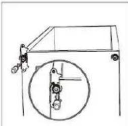 BRANDT BFT525EW - Inverser le sens d'ouverture des portes - 6