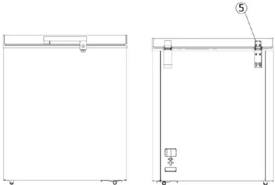 BRANDT BFK251ESW - Install door external handle - 4