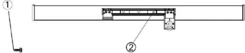 BRANDT BFK251ESW - Install door external handle - 1