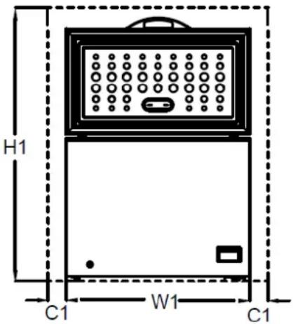 BRANDT BFK381ESW - Installer la poignée de la porte extérieure - 5