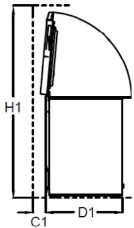 BRANDT BFK381ESW - Installer la poignée de la porte extérieure - 6