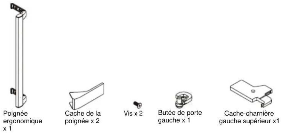 BRANDT BFU8620NW - Inverser le sens d'ouverture des portes - 1