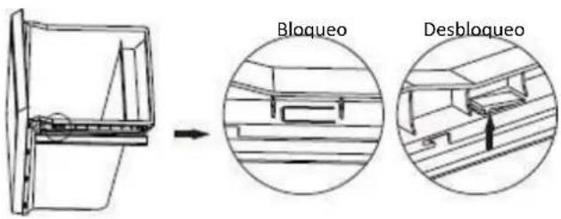 BRANDT BFU8620NW - Desmontar el cajón inferior - 1