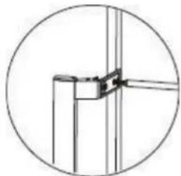 BRANDT BFU8620NW - Easy open handle installation - 2
