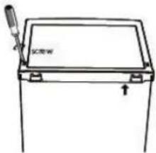 BRANDT BFU4351SW - Inverser le sens d'ouverture des portes - 10