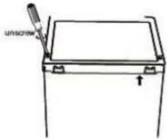 BRANDT BFU4351SW - Inverser le sens d'ouverture des portes - 1