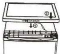 BRANDT BFU4351SW - Inverser le sens d'ouverture des portes - 9