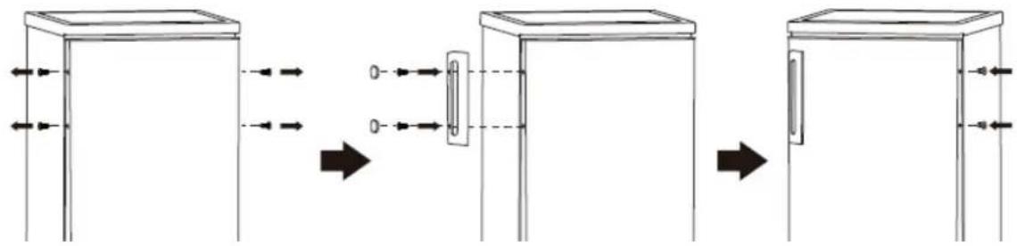 BRANDT BFU4251EW - Door Reversibility - 10