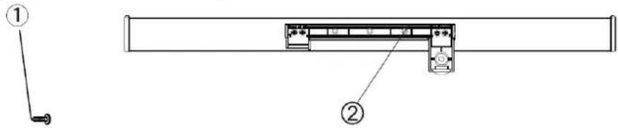 BRANDT BFK101YBW - Instalación del asa ergonómica - 1
