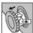 BRANDT BFK101YBW - Warning! No thawed food may be replaced in the freezer. Place it in the refrigerator then eat it quickly. - 1