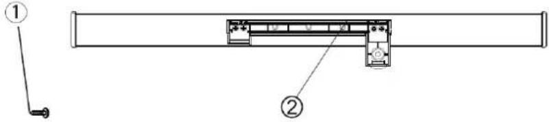 BRANDT BFK251YSW - Install door external handle - 1