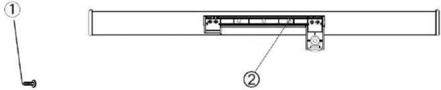 BRANDT BFK251YSW - Instalación del asa ergonómica - 1