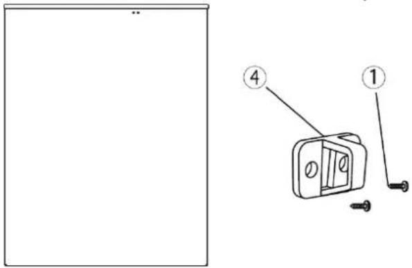 BRANDT BFK251YSW - Install door external handle - 3