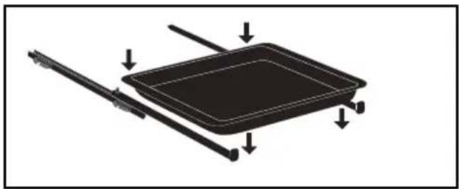 BRANDT BOP7536W - INSTALLERING OG DEMONTERING AV GLIDESKINNENE - 2