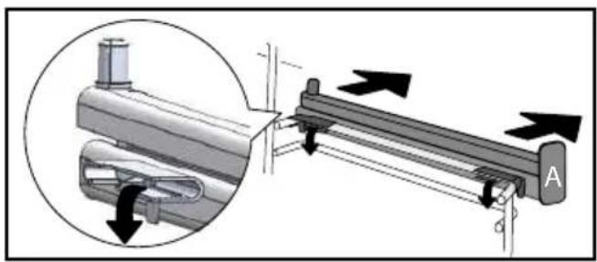 BRANDT BOP7534X - INSTALLING AND REMOVING THE SLIDING RAILS - 3