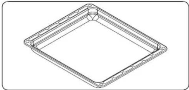 BRANDT BOE1000X - ACCESSOIRES PLAQUE CREUSE - 1