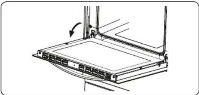 BRANDT BOE1000X - Extracción de la puerta del horno - 1