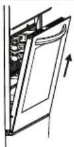 BRANDT BOE1000X - Extracción de la puerta del horno - 3