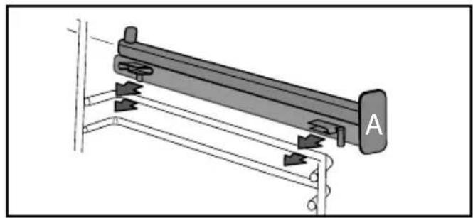 BRANDT BOP7538X - INSTALLING AND REMOVING THE SLIDING RAILS - 1