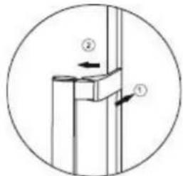 BRANDT BFL8620NX - Easy open handle installation - 3