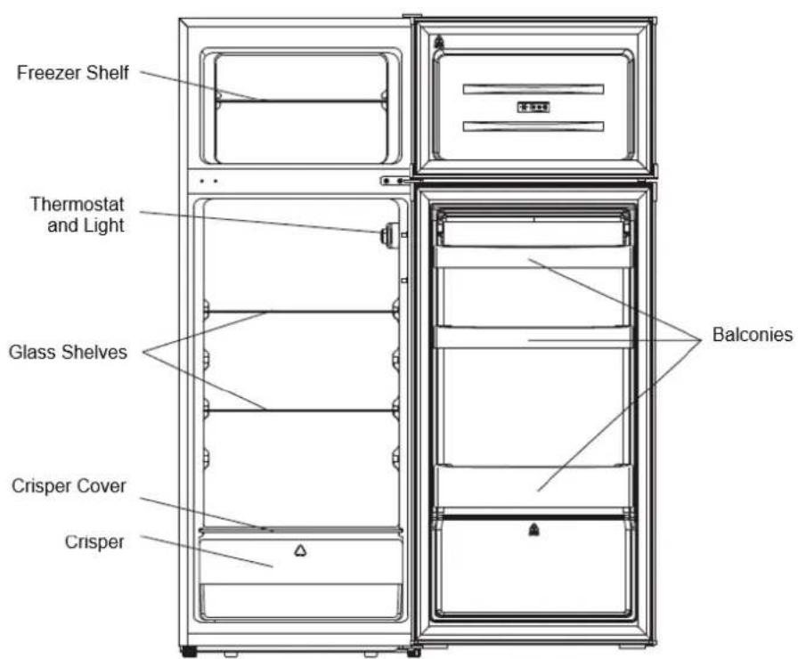 BRANDT BFD4522SW - Layout and presentation of your appliance - 1