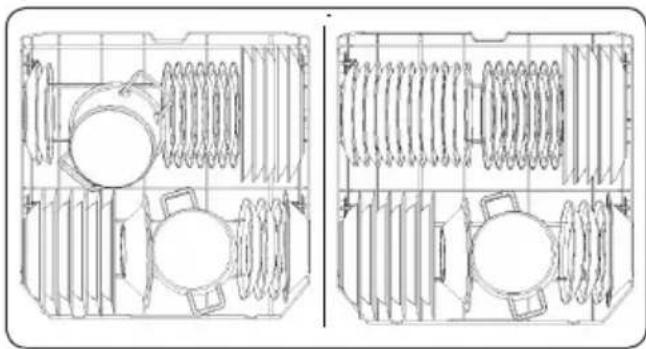 BRANDT BDFI37EB - Chargement des paniers Panier inférieur - 1